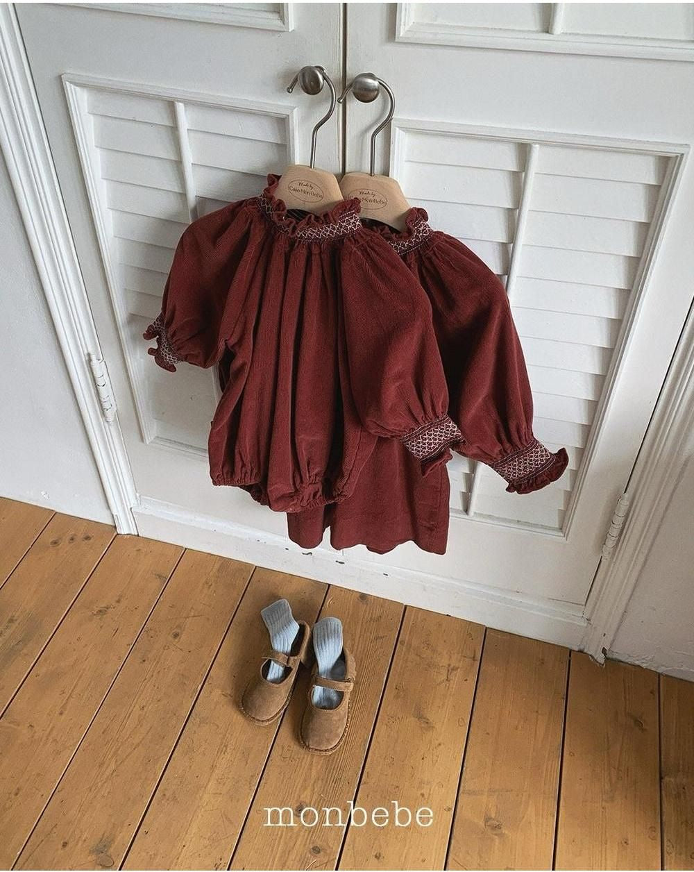 Corduroy Smock Suit [monbebe]（2026Winter） 3