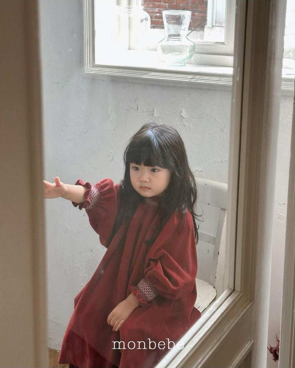 Corduroy Smock Dress [monbebe]（2026Winter） 5