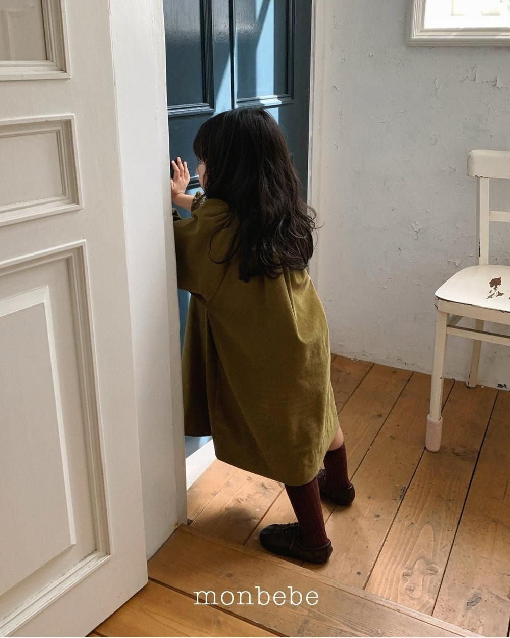 Corduroy Smock Dress [monbebe]（2026Winter） 7