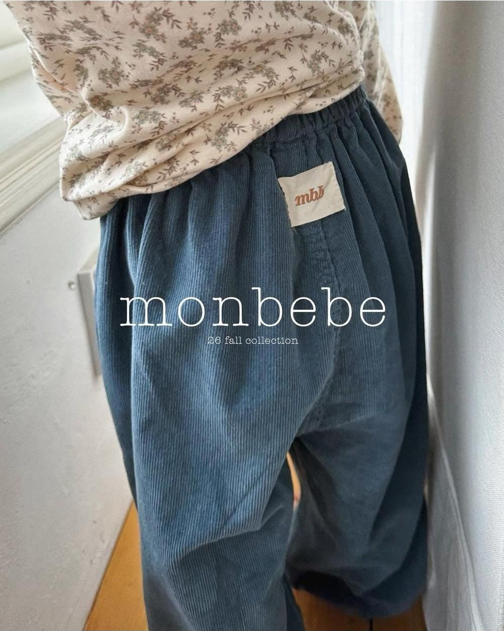 Corduroy Jogger Pants [monbebe]（2026Winter） 4