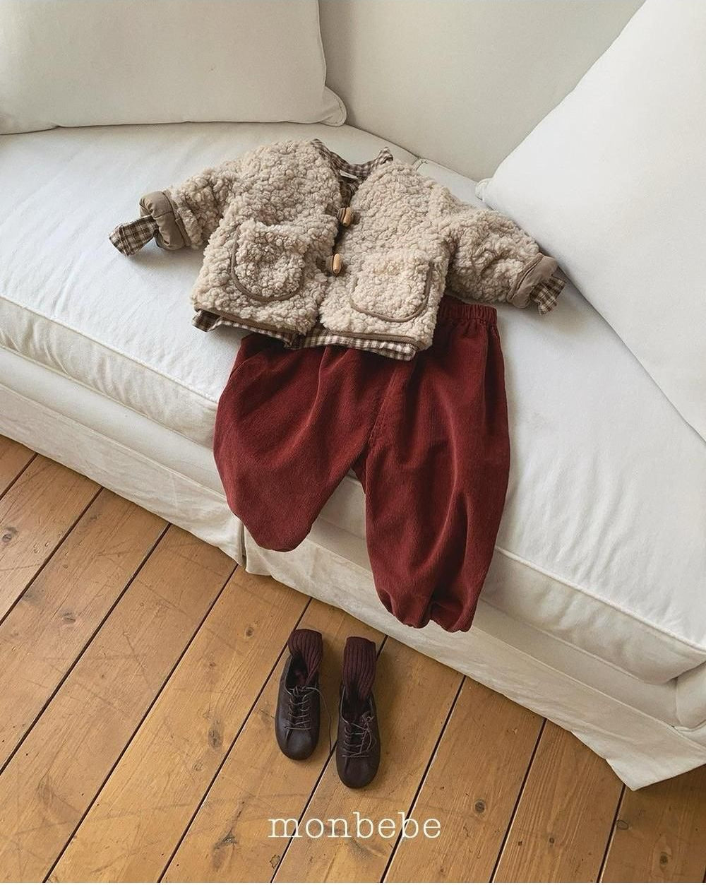 Corduroy Jogger Pants [monbebe]（2026Winter） 16