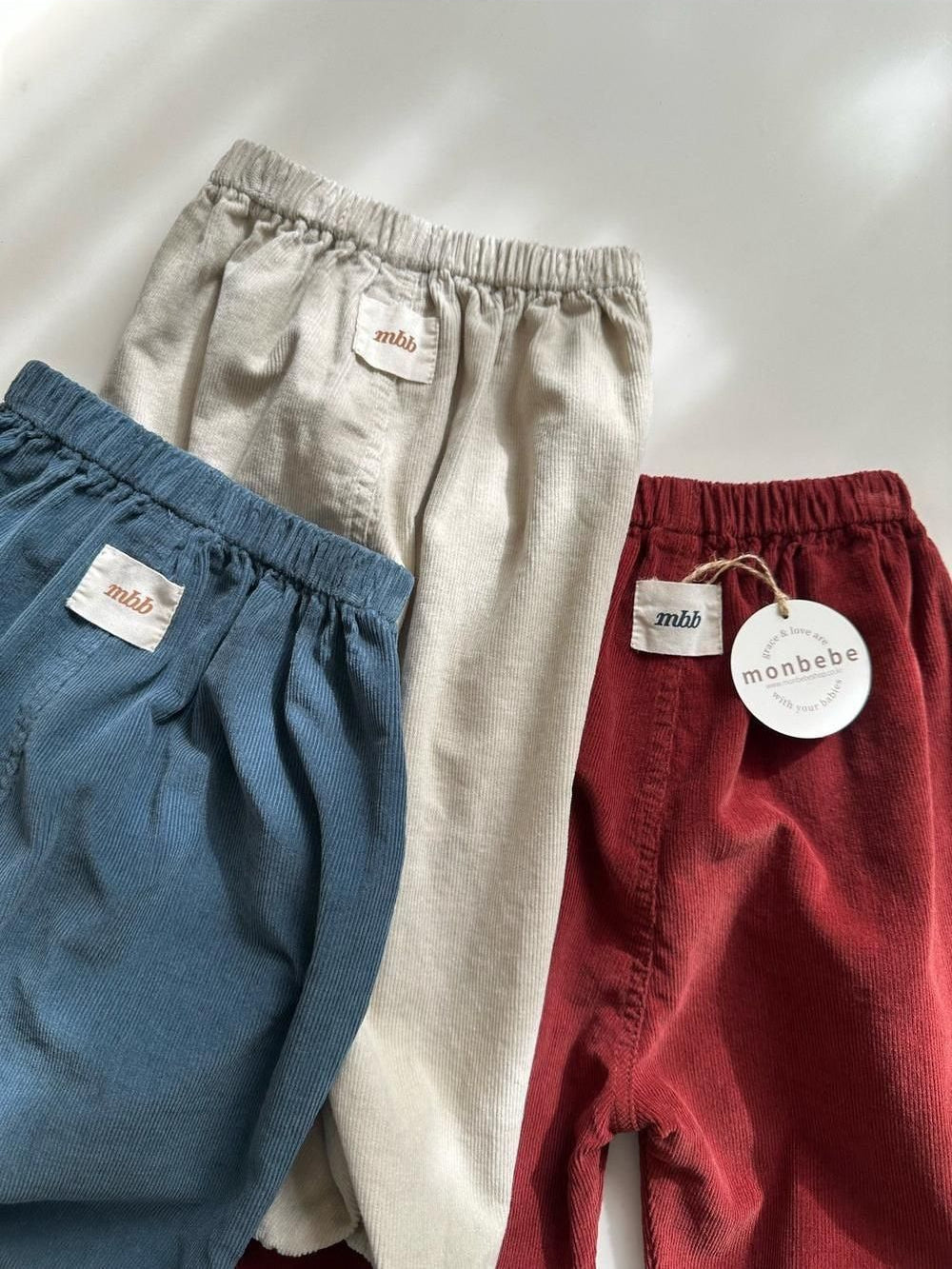Corduroy Jogger Pants [monbebe]（2026Winter） 22