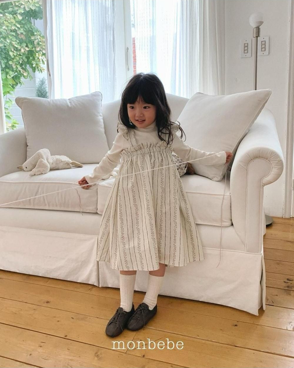 Corduroy Frill Dress [monbebe]（2026Winter） 5