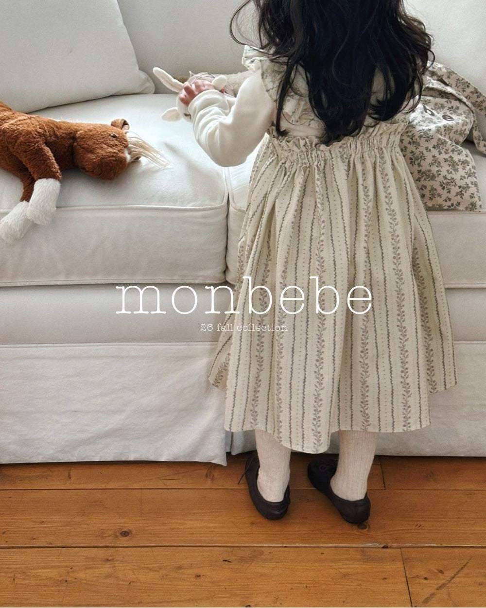 Corduroy Frill Dress [monbebe]（2026Winter） 7