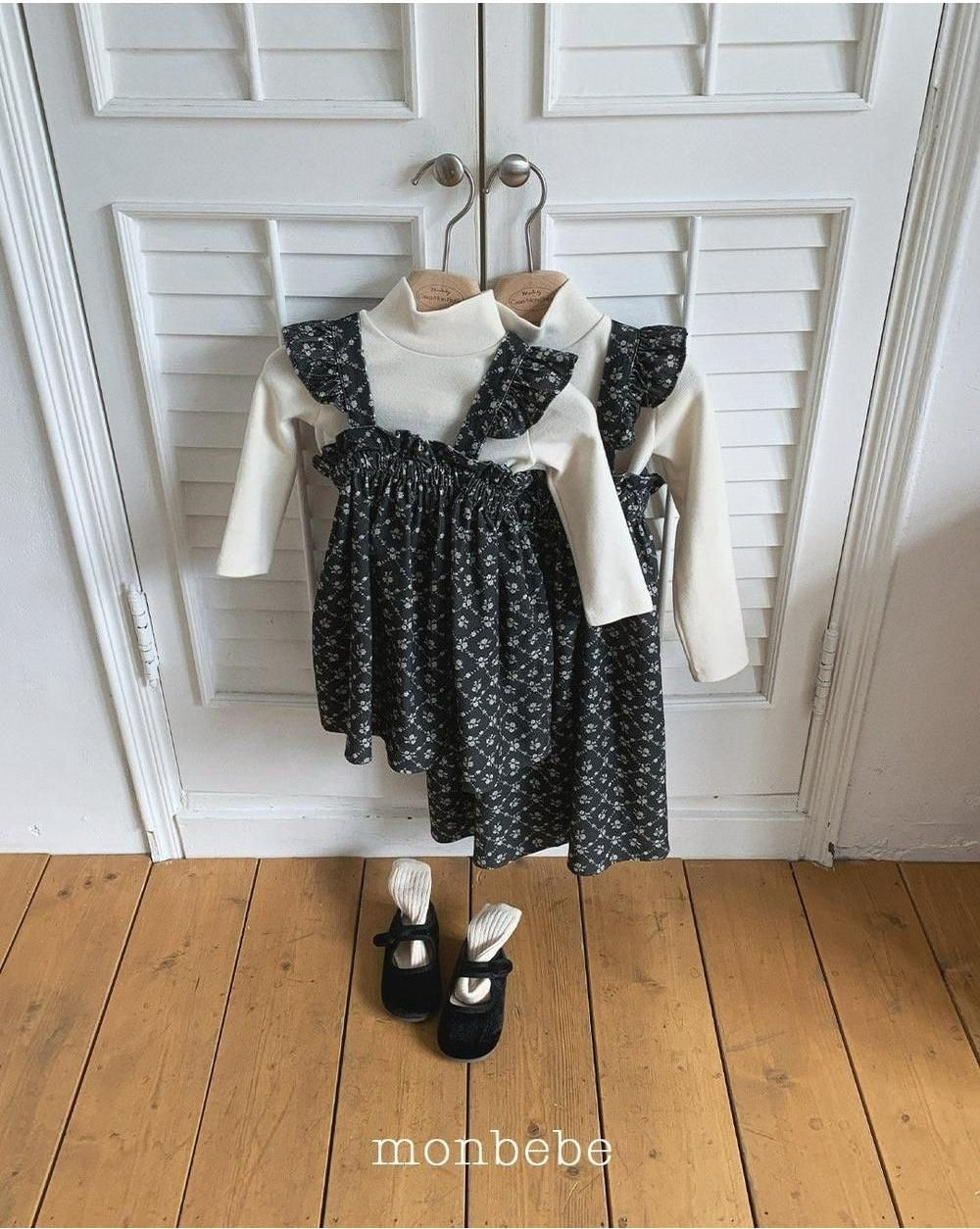 Corduroy Frill Dress [monbebe]（2026Winter） 8