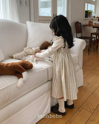 Corduroy Frill Dress [monbebe]（2026Winter） 15