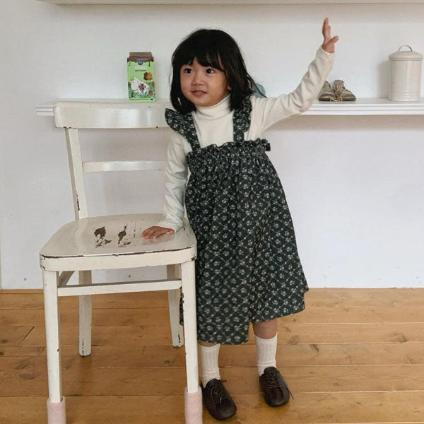 Corduroy Frill Dress [monbebe]（2026Winter） 2