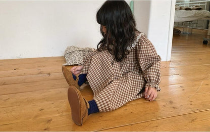 Lala Check Dress [monbebe]（2026Winter） 3