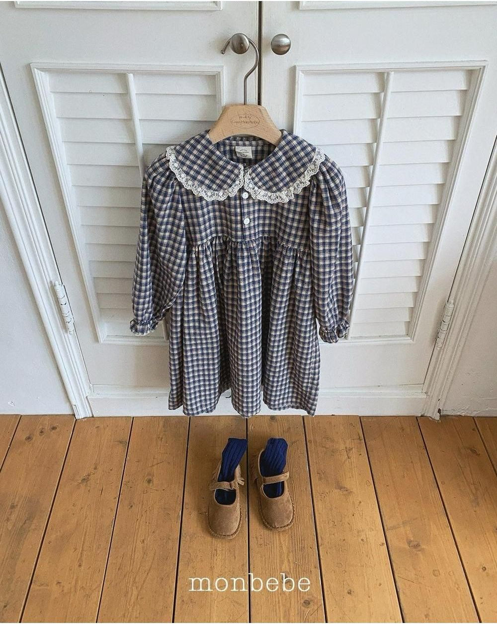Lala Check Dress [monbebe]（2026Winter） 10