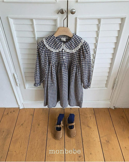 Lala Check Dress [monbebe]（2026Winter） 10
