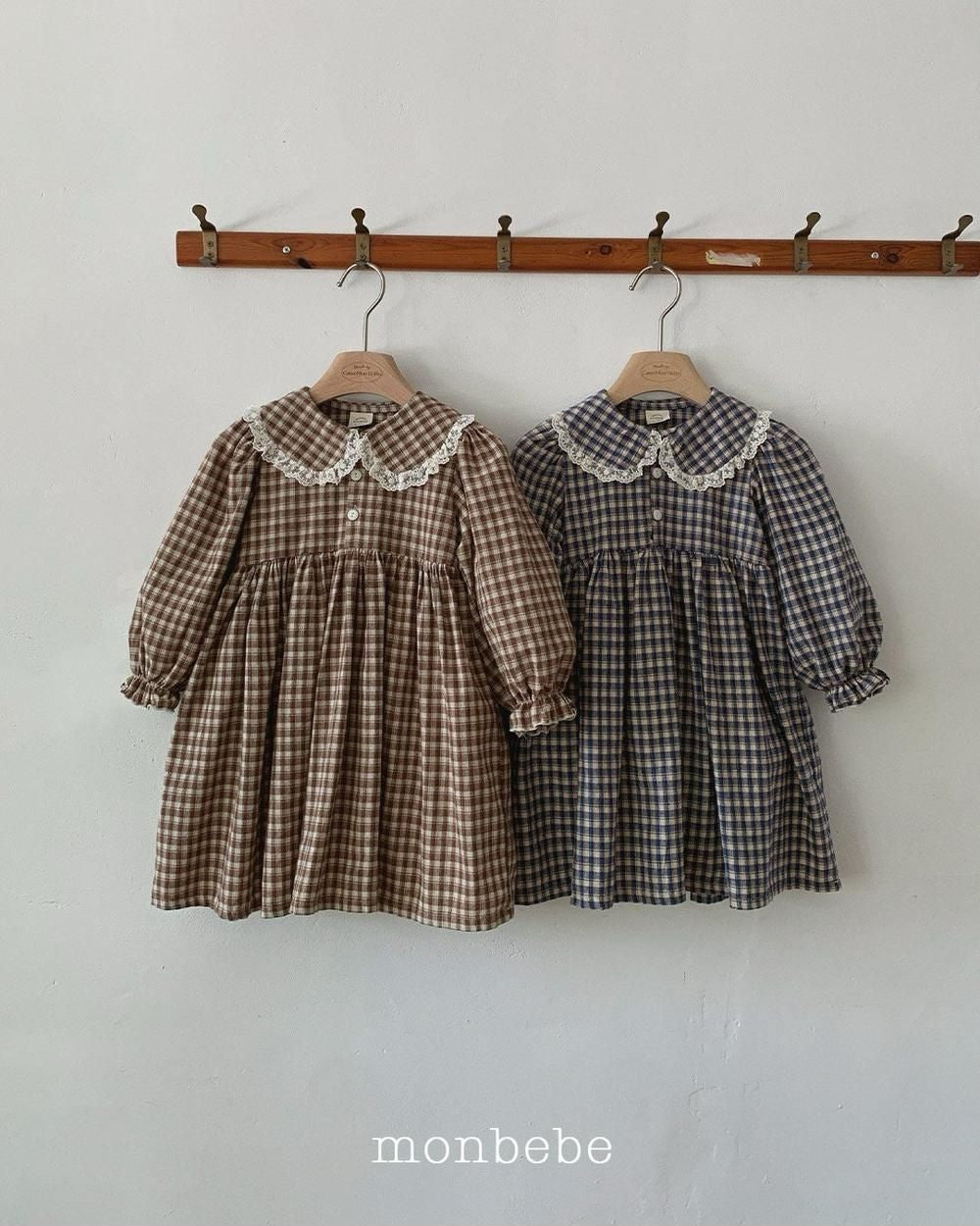 Lala Check Dress [monbebe]（2026Winter） 11