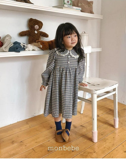 Lala Check Dress [monbebe]（2026Winter） 21