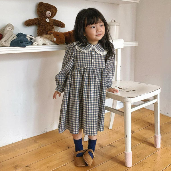 Lala Check Dress [monbebe]（2026Winter） 1