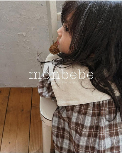 Lovey Check Dress [monbebe]（2026Winter） 5