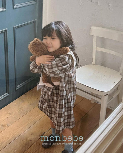 Lovey Check Dress [monbebe]（2026Winter） 10