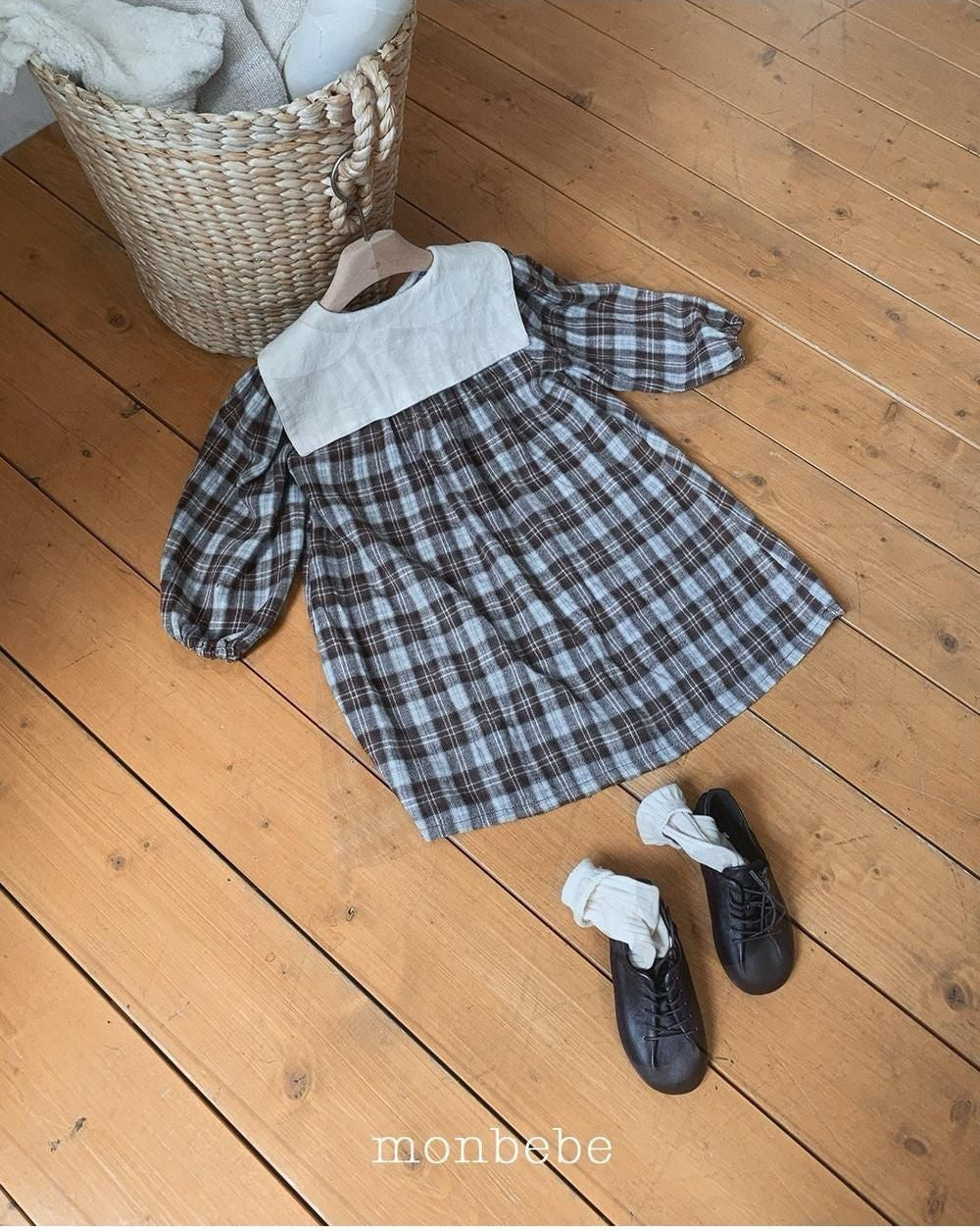 Lovey Check Dress [monbebe]（2026Winter） 14