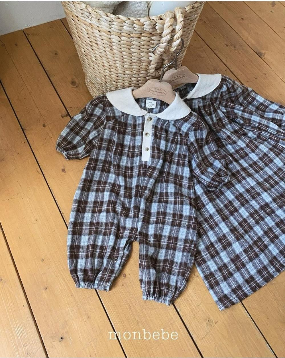 Lovey Check Dress [monbebe]（2026Winter） 15