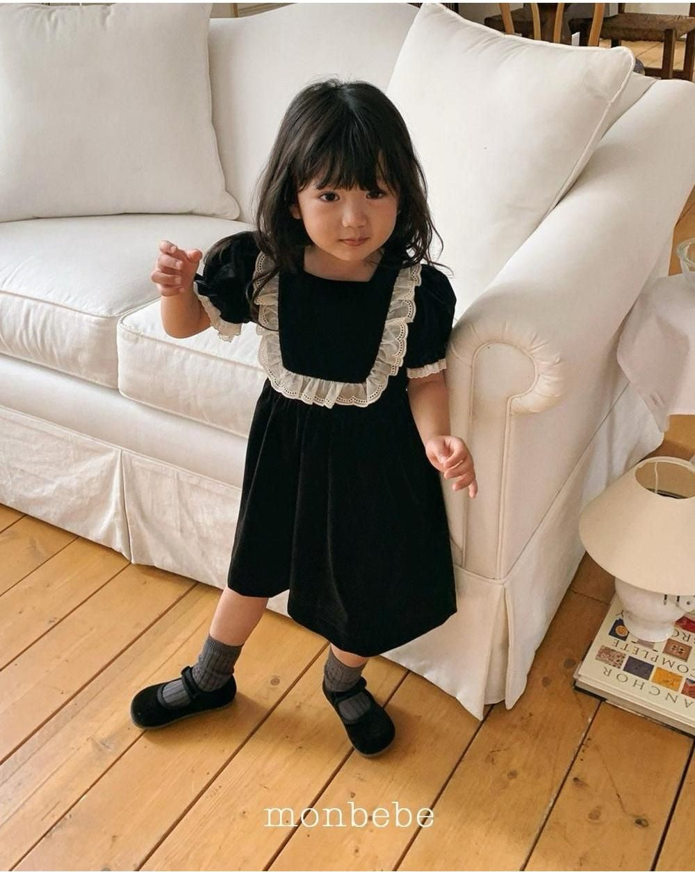 Anna Velvet Dress [monbebe]（2026Winter） 7