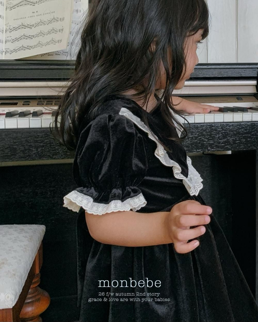 Anna Velvet Dress [monbebe]（2026Winter） 10