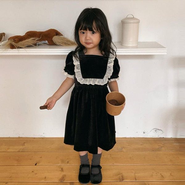 Anna Velvet Dress [monbebe]（2026Winter） 1