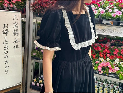 Anna Velvet Dress (Mom) [monbebe]（2026Winter） 8