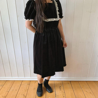 Anna Velvet Dress (Mom) [monbebe]（2026Winter） 1