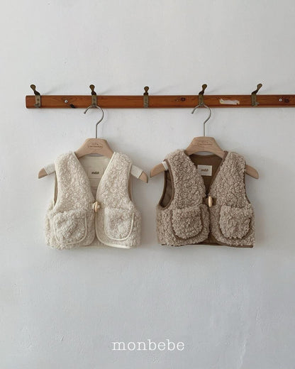 Shearling Vest [monbebe]（2026Winter） 3