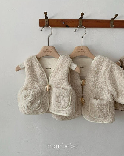 Shearling Vest [monbebe]（2026Winter） 9