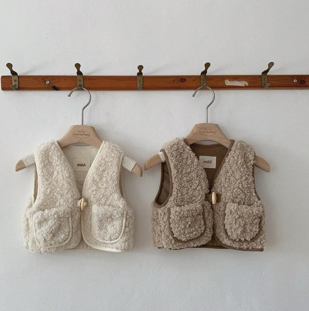 Shearling Vest [monbebe]（2026Winter） 2
