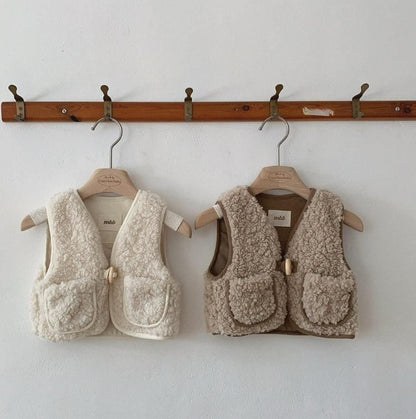 Shearling Vest [monbebe]（2026Winter） 2