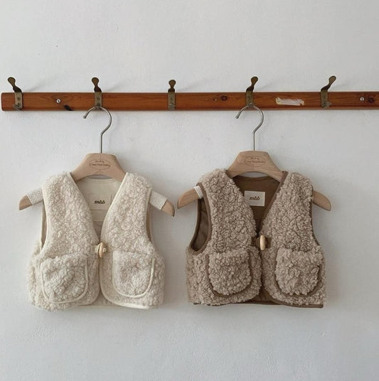 Shearling Vest [monbebe]（2026Winter） 2