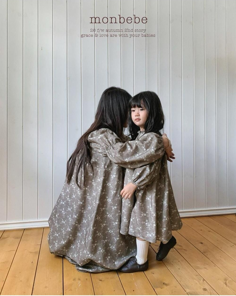 Autumn Flower Dress (Mom) [monbebe]（2026Winter） 5
