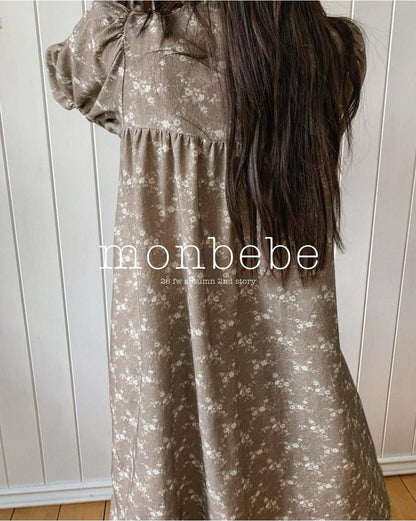 Autumn Flower Dress (Mom) [monbebe]（2026Winter） 6