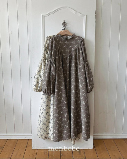 Autumn Flower Dress (Mom) [monbebe]（2026Winter） 11