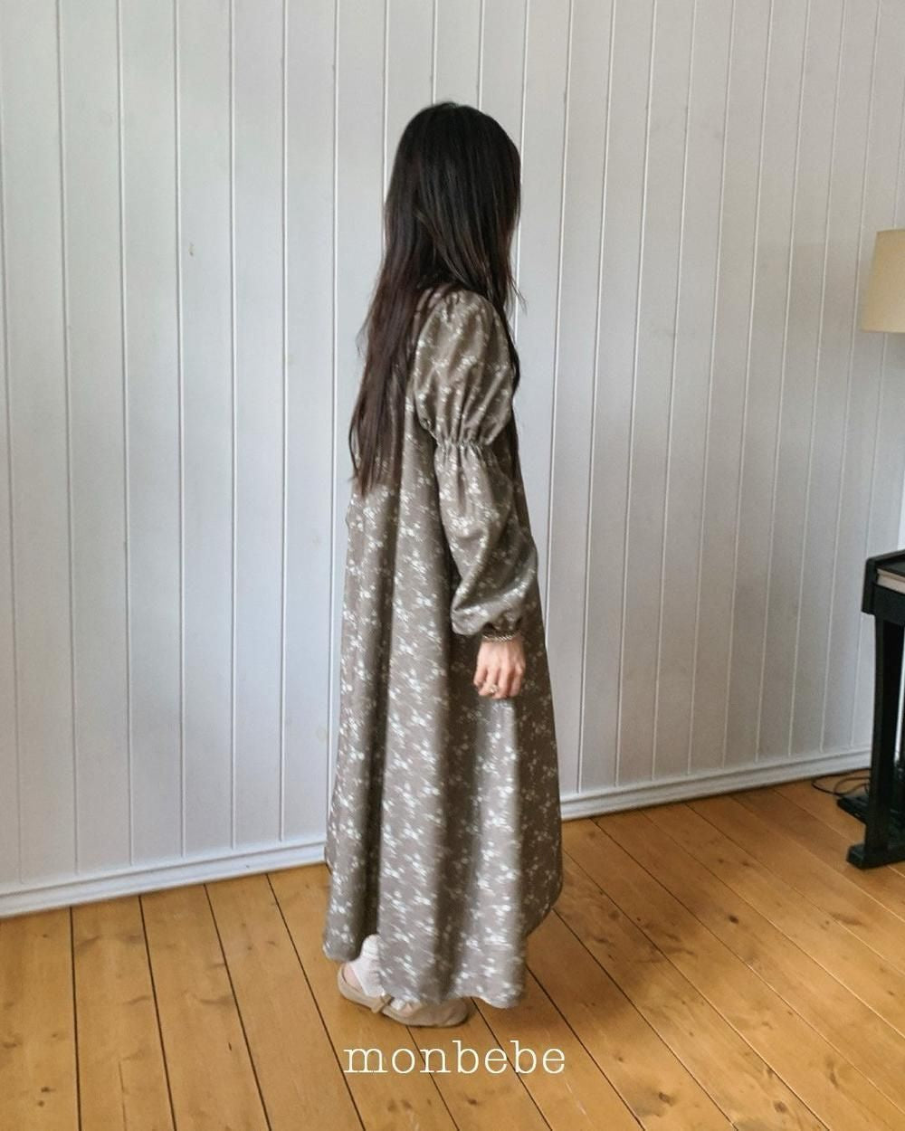 Autumn Flower Dress (Mom) [monbebe]（2026Winter） 15