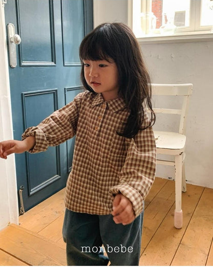 Check Shirt [monbebe]（2026Winter） 5