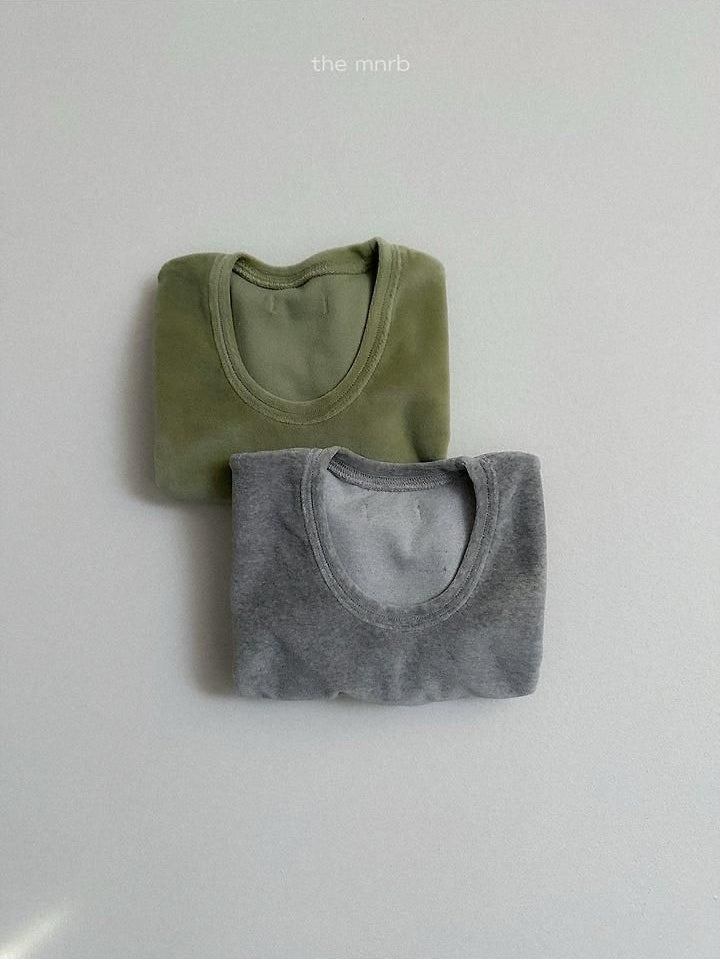 Velour U-Neck Sweatshirt [minirobe]（2026Winter） 4