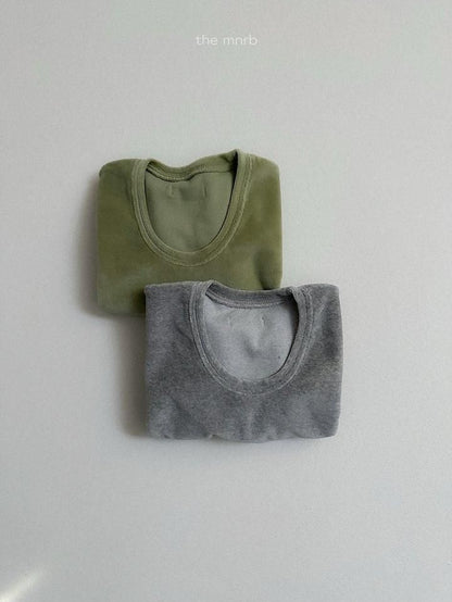 Velour U-Neck Sweatshirt [minirobe]（2026Winter） 4
