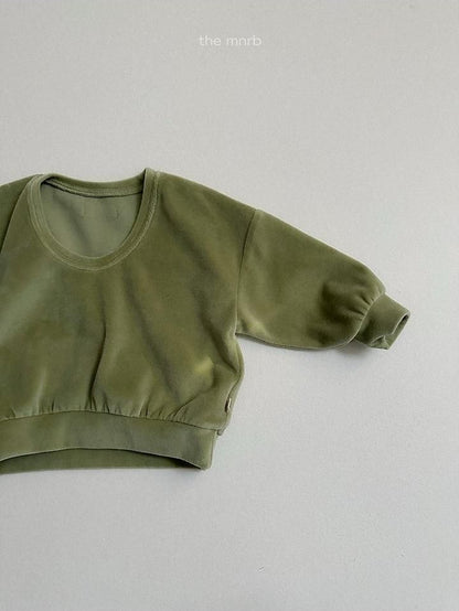 Velour U-Neck Sweatshirt [minirobe]（2026Winter） 6