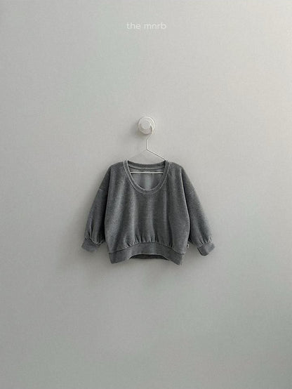 Velour U-Neck Sweatshirt [minirobe]（2026Winter） 7