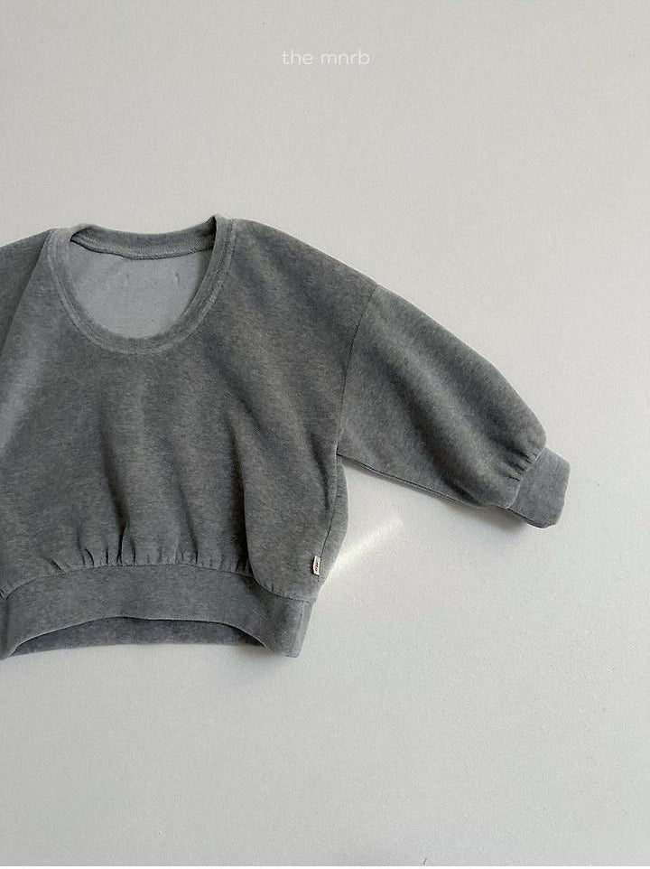 Velour U-Neck Sweatshirt [minirobe]（2026Winter） 8