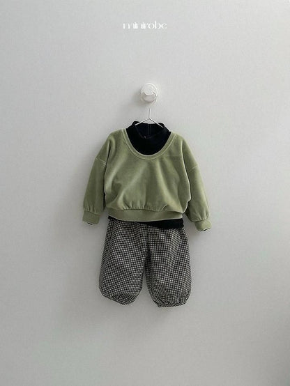 Velour U-Neck Sweatshirt [minirobe]（2026Winter） 19