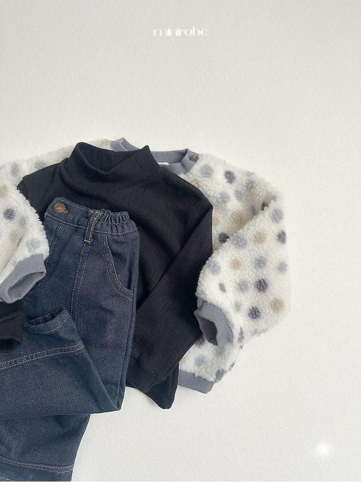 Eyelet Turtleneck Tee [minirobe]（2026Winter） 10