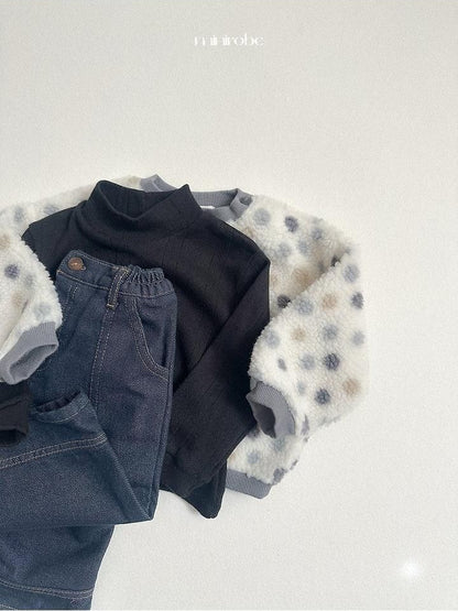 Eyelet Turtleneck Tee [minirobe]（2026Winter） 10