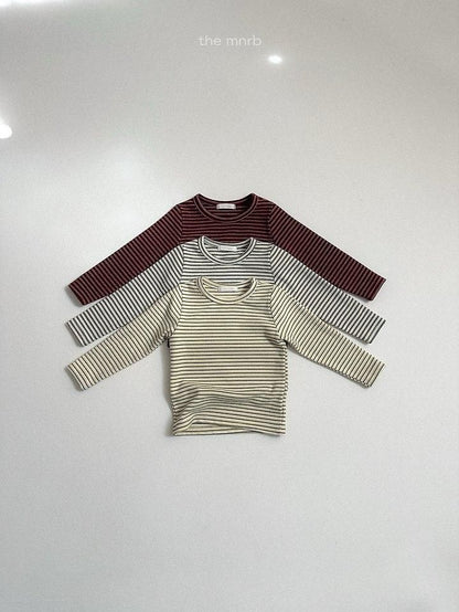 Yoyo Stripe Tee [minirobe]（2026Winter） 2