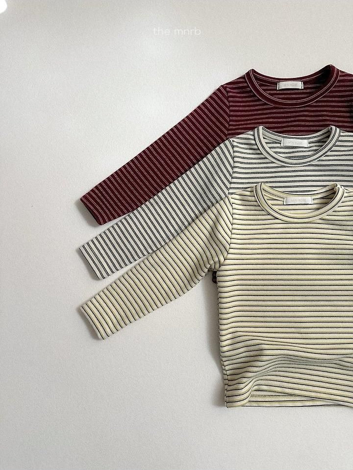 Yoyo Stripe Tee [minirobe]（2026Winter） 4