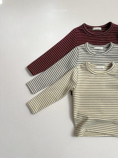 Yoyo Stripe Tee [minirobe]（2026Winter） 4