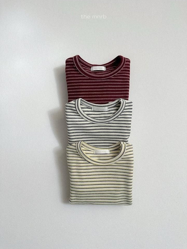 Yoyo Stripe Tee [minirobe]（2026Winter） 6