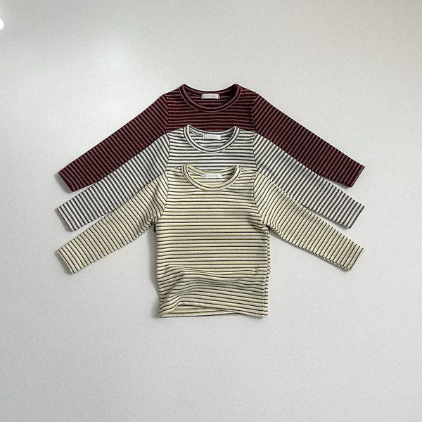 Yoyo Stripe Tee [minirobe]（2026Winter） 1