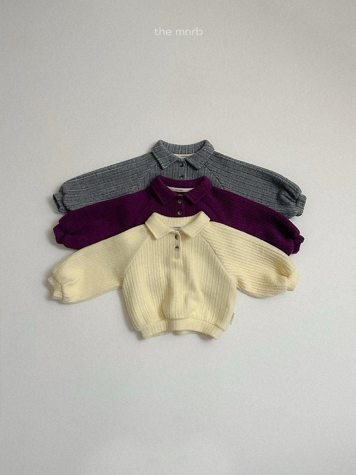 Boy Collar Sweatshirt [minirobe]（2026Winter） 2